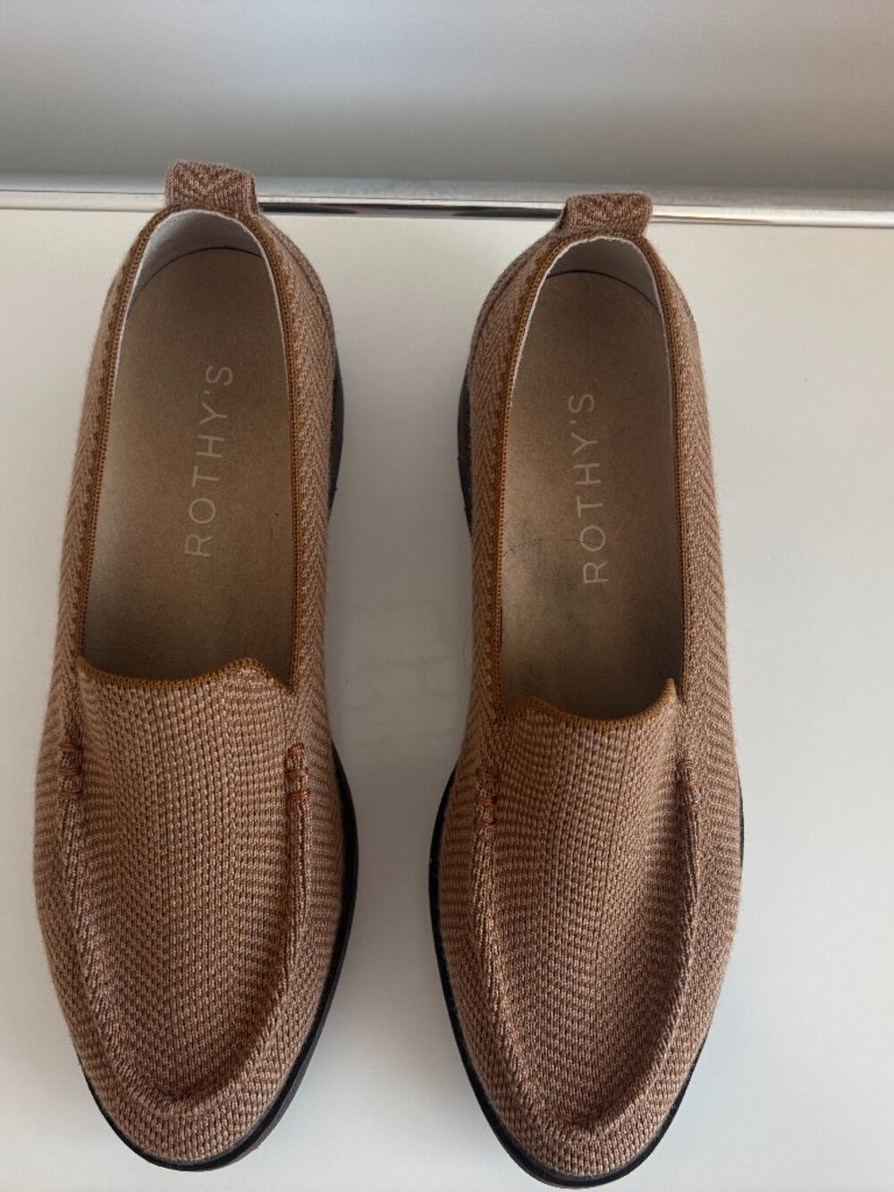 Rothy's The Lug Loafer - Teak Herringbone Size 8.5 - Picture 5 of 9